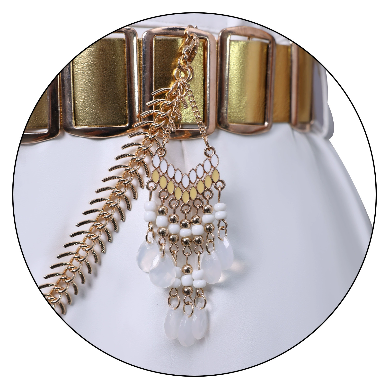 KPop Demon Hunters Rumi White Stage Clothes Cosplay Costume